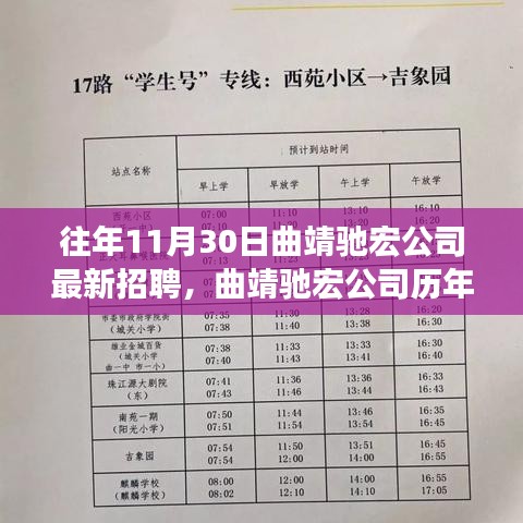 曲靖驰宏公司招聘回顾，行业领军者的崛起之旅及最新招聘信息