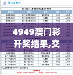 4949澳门彩开奖结果,交通运输工程_运动版EDY31.268