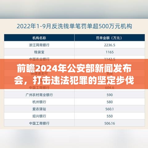 公安部坚定步伐展望打击违法犯罪未来，前瞻2024年公安部新闻发布会