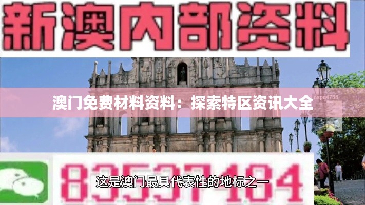 澳门免费材料资料：探索特区资讯大全