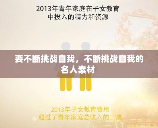 要不断挑战自我，不断挑战自我的名人素材 