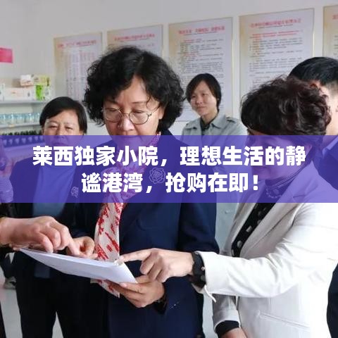 莱西独家小院，理想生活的静谧港湾，抢购在即！