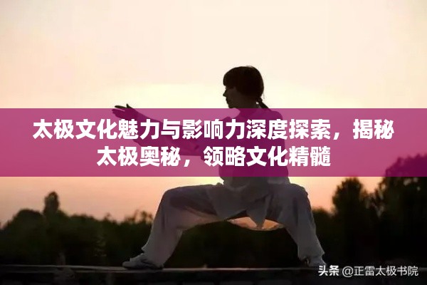 太极文化魅力与影响力深度探索，揭秘太极奥秘，领略文化精髓