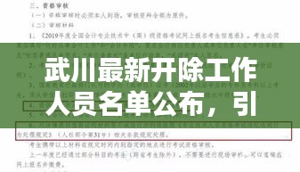 武川最新开除工作人员名单公布，引发社会热议！
