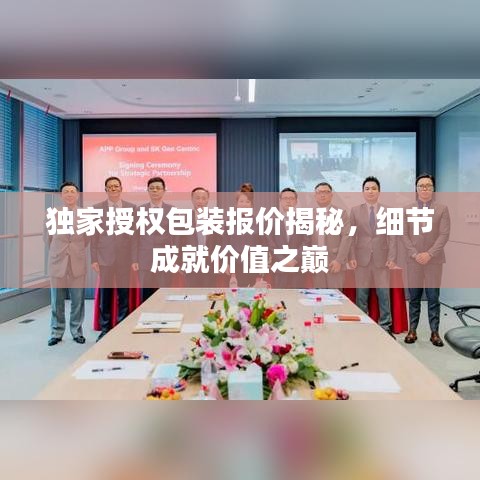 独家授权包装报价揭秘，细节成就价值之巅