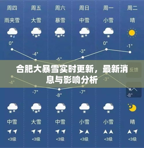 合肥大暴雪实时更新，最新消息与影响分析