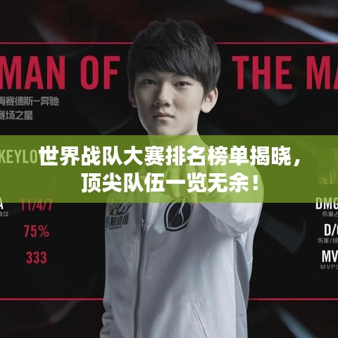 世界战队大赛排名榜单揭晓，顶尖队伍一览无余！