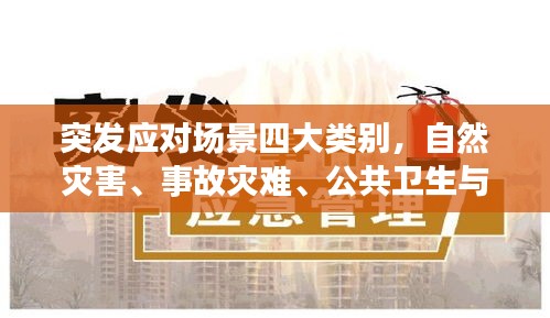 突发应对场景四大类别，自然灾害、事故灾难、公共卫生与社会安全事件应对指南