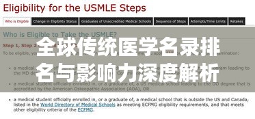 全球传统医学名录排名与影响力深度解析