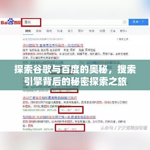 探索谷歌与百度的奥秘，搜索引擎背后的秘密探索之旅