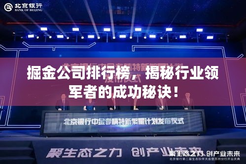掘金公司排行榜，揭秘行业领军者的成功秘诀！