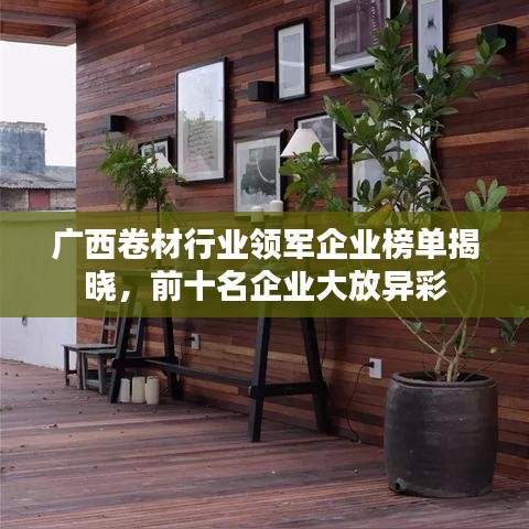 广西卷材行业领军企业榜单揭晓，前十名企业大放异彩
